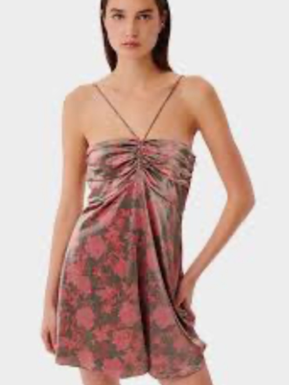 IRO Mini Dress - Pink / Gold Metallic - FR 34 / US 2 - BNWT